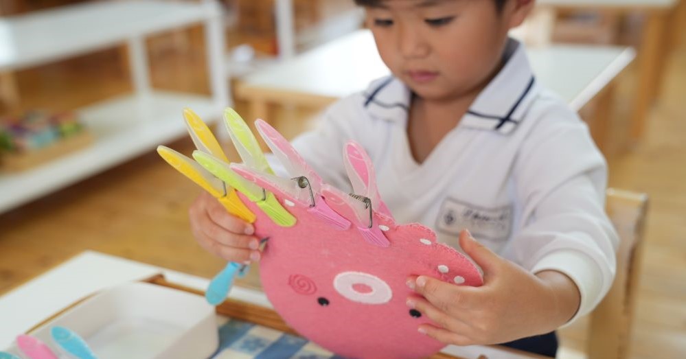 久留米信愛幼稚園未就園児クラスつぼみ組
